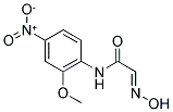 (2E)-2-(HYDROXYIMINO)-N-(2-METHOXY-4-NITROPHENYL)ACETAMIDE Struktur