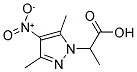 2-(3,5-DIMETHYL-4-NITRO-PYRAZOL-1-YL)-PROPIONIC ACID Struktur