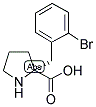 ALPHA-(2-BROMOBENZYL)-(R)-PROLINE Struktur