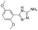 5-(2,5-DIMETHOXY-PHENYL)-4H-[1,2,4]TRIAZOL-3-YLAMINE Struktur