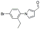 1-(4-BROMO-2-ETHYLPHENYL)-1H-PYRROLE-3-CARBALDEHYDE Struktur