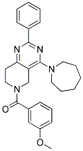 (4-AZEPAN-1-YL-2-PHENYL-7,8-DIHYDRO-5H-PYRIDO[4,3-D]PYRIMIDIN-6-YL)-(3-METHOXY-PHENYL)-METHANONE Struktur