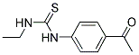 N-(4-ACETYLPHENYL)-N'-ETHYLTHIOUREA Struktur