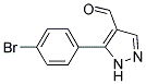 5-(4-BROMOPHENYL)-1H-PYRAZOLE-4-CARBALDEHYDE Struktur