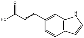 3-(1H-INDOL-6-YL)-ACRYLIC ACID Struktur