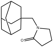 1-(1-ADAMANTYLMETHYL)-2-PYRROLIDINONE Struktur