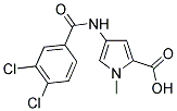 4-(3,4-DICHLORO-BENZOYLAMINO)-1-METHYL-1H-PYRROLE-2-CARBOXYLIC ACID Struktur