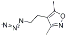 3,5-DIMETHYL-4'-(2-AZIDOETHYL)-ISOXAZOLE Struktur