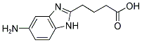 4-(5-AMINO-1H-BENZOIMIDAZOL-2-YL)-BUTYRIC ACID Struktur