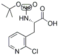 (S)-N-ALPHA-T-BUTYLOXYCARBONYL-3-(2-CHLORO-PYRIDINE-3-YL)-ALANINE Struktur