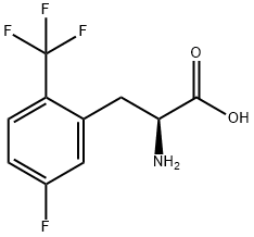 5-FLUORO-2-(TRIFLUOROMETHYL)-DL-PHENYLALANINE Struktur