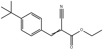 ETHYL 3-[4-(TERT-BUTYL)PHENYL]-2-CYANOACRYLATE Struktur