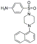 4-([4-(1-NAPHTHYL)PIPERAZIN-1-YL]SULFONYL)ANILINE Struktur