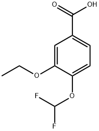 4-DIFLUOROMETHOXY-3-ETHOXY-BENZOIC ACID Struktur