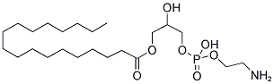 1-STEAROYL-2-HYDROXY-PHOSPHATIDYLETHANOLAMINE Struktur