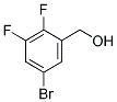 5-BROMO-2,3-DIFLUOROBENZENE METHANOL Struktur