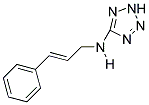 N-[(2E)-3-PHENYLPROP-2-ENYL]-2H-TETRAZOL-5-AMINE Struktur