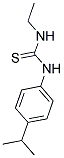 N-ETHYL-N'-(4-ISOPROPYLPHENYL)THIOUREA Struktur