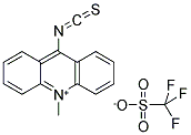 9-ISOTHIOCYANATO-10-METHYLACRIDINIUM TRIFLATE Struktur