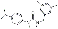 1-(3,5-DIMETHYLBENZYL)-3-(4-ISOPROPYLPHENYL)IMIDAZOLIDIN-2-ONE Struktur