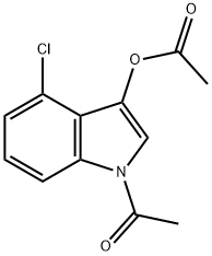 4-CHLORO-3-INDOXYL-1,3-DIACETATE Struktur