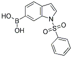 1-PHENYLSULFONYLINDOLE-6-BORONIC ACID Struktur