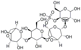 NEOCARRATETRAOSE-1-(4-O-SULPHATE) Struktur