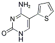 4-AMINO-5-(2-THIENYL)-2(1H)-PYRIMIDINONE Struktur