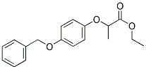 ETHYL 2-[4-(BENZYLOXY)PHENOXY]PROPANOATE Struktur