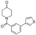 1-(3-THIOPHEN-3-YL-BENZOYL)-PIPERIDIN-4-ONE Struktur