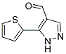 5-THIOPHEN-2-YL-1H-PYRAZOLE-4-CARBALDEHYDE Struktur