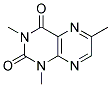 1,3,6-TRIMETHYL-2,4(1H,3H)-PTERIDINEDIONE Struktur