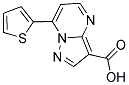 7-THIOPHEN-2-YL-PYRAZOLO[1,5-A]PYRIMIDINE-3-CARBOXYLIC ACID Struktur