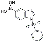 1-PHENYLSULFONYLINDOLE-5-BORONIC ACID Struktur