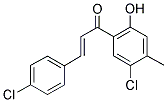 4,5'-DICHLORO-2'-HYDROXY-4'-METHYLCHALCONE Struktur