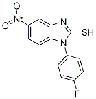 1-(4-FLUOROPHENYL)-5-NITRO-1H-BENZIMIDAZOLE-2-THIOL Struktur