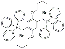 1,4-BIS(BUTYLYLOXY)-2,5-XYLENEBIS(TRIPHENYLPHOSPHONIUM BROMIDE) Struktur