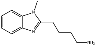 4-(1-METHYL-1H-BENZOIMIDAZOL-2-YL)-BUTYLAMINE Struktur