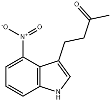 4-(4-NITRO-1H-INDOL-3-YL)BUTAN-2-ONE Struktur