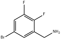 5-BROMO-2,3-DIFLUOROBENZYL AMINE Struktur