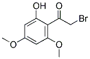 2-BROMO-1-(2,4-DIMETHOXY-6-HYDROXY)ETHANONE Struktur