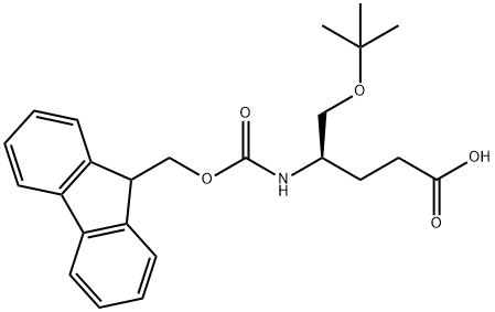 (R)-FMOC-4-AMINO-5-TERT-BUTOXY-PENTANOIC ACID Struktur