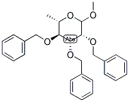 METHYL 2,3,4-TRI-O-BENZYL-L-RHAMNOPYRANOSIDE Struktur