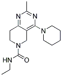 N-ETHYL-2-METHYL-4-PIPERIDIN-1-YL-7,8-DIHYDROPYRIDO[4,3-D]PYRIMIDINE-6(5H)-CARBOXAMIDE Struktur