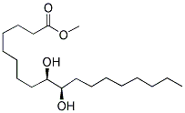 (+/-)-THREO-9,10-DIHYDROXYOCTADECANOIC ACID METHYL ESTER Struktur