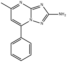 5-METHYL-7-PHENYL-[1,2,4]TRIAZOLO[1,5-A]PYRIMIDIN-2-YLAMINE Struktur