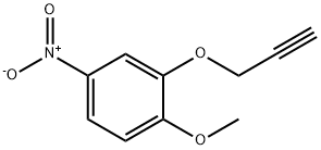 1-METHOXY-4-NITRO-2-(2-PROPYNYLOXY)BENZENE Struktur