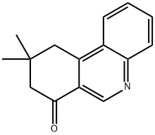 9,9-DIMETHYL-9,10-DIHYDRO-7(8H)-PHENANTHRIDINONE Struktur