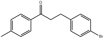 3-(4-BROMOPHENYL)-4'-METHYLPROPIOPHENONE Struktur