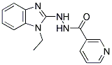 N'-(1-ETHYL-1H-BENZIMIDAZOL-2-YL)NICOTINOHYDRAZIDE Struktur